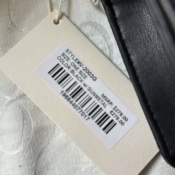 Valentino Orlandi Black Quilted Crossbody Bag - Picture 2 of 4